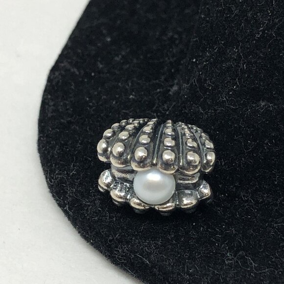 Pandora Jewelry - 🌊 Pandora ALE Sterling 925 Silver One Of A Kind White Pearl Shell Beach Charm